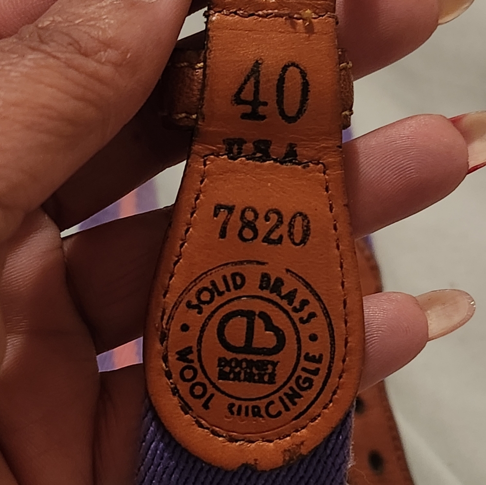 VINTAGE DOONEY&BOURKE BELT - Picture 5 of 6